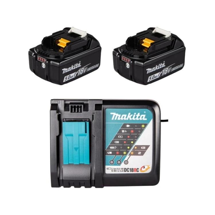 ZESTAW COMBO 18V LXT DGA504+DDF492+DTD153+DHR243 2*5.0AH