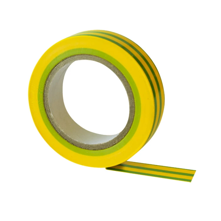 TAŚMA IZOLACYJNA 15MM*10M  ŻÓŁTO-ZIELONA