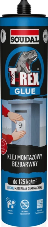 KLEJ MONTAŻOWY BEZBARWNY 310G T-REX