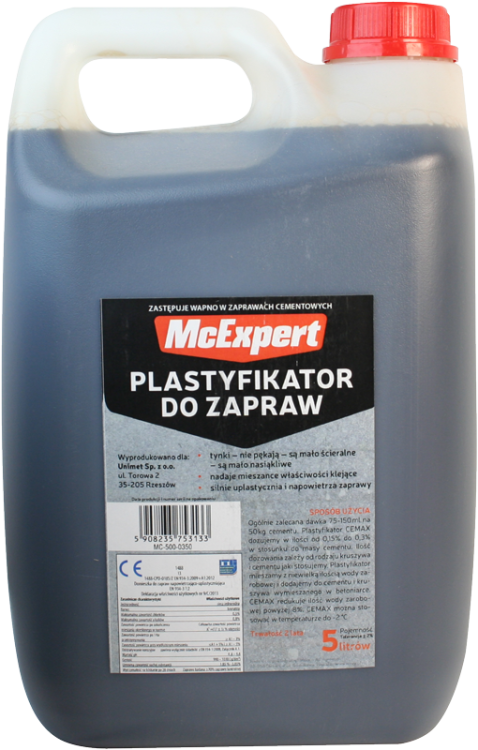 PLASTYFIKATOR DO ZAPRAW ZASTĘPUJĄCY WAPNO 5L