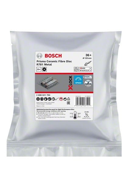 KRĄŻEK FIBROWY 125MM EXPERT PRISMA XL R781 36G  SZT.