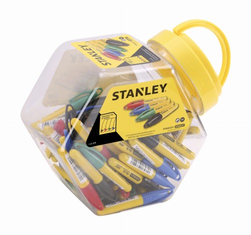 MARKER MINI 4 RODZAJE KOLORÓW OKRĄGŁA KOŃCÓWKA STANLEY