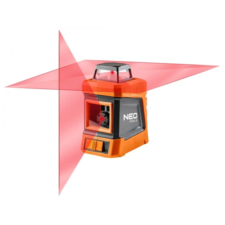 LASER PŁASZCZYZNOWY 15M 360 W POZIOMIE STATYW 1.5M CZERWONY