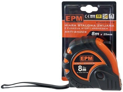 MIARA ZWIJANA ANTI-SHOCK 8M*25MM.