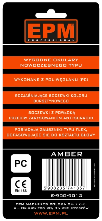OKULARY OCHRONNE ABMER ANTI-SCRATCH