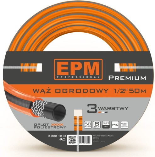WĄŻ ZBROJONY DO URZĄDZEŃ ZRASZAJĄCYCH 1/2  50MB PREMIUM