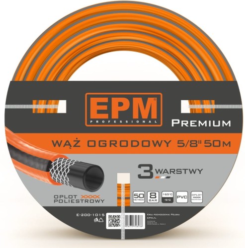 WĄŻ ZBROJONY DO URZĄDZEŃ ZRASZAJĄCYCH 5/8  50MB PREMIUM