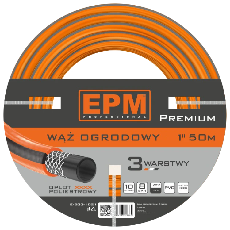 WĄŻ ZBROJONY DO URZĄDZEŃ ZRASZAJĄCYCH 1 50MB PREMIUM