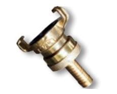 KALETA Szybkozłączka mosiężna 1/2” dociskowa z króćcem