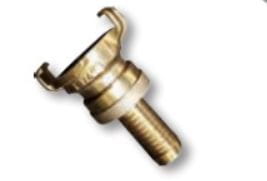 KALETA Szybkozłączka mosiężna 3/4” dociskowa z króćcem