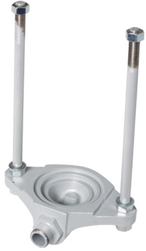 KALETA Jarzmo pompy do typu D i R z gniazdem złączki klamrowej 25 (Kaleta-5, Kaleta-4 do wyboru)