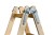 DRABINA DREWNIANA BRAKET PREMIUM 2X8 SZCZEBLI 240CM
